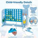 Giant 4-to-Score Game Set Jumbo Connect Four Game with Ring-toss by LJGDeals