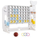 Giant 4-to-Score Game Set Jumbo Connect Four Game with Ring-toss by LJGDeals