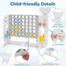 Giant 4-to-Score Game Set Jumbo Connect Four Game with Ring-toss by LJGDeals