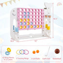 Giant 4-to-Score Game Set Jumbo Connect Four Game with Ring-toss by LJGDeals