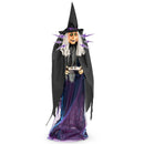Giant Halloween Witch Decoration with LED Lights Widened Base Sound by LJGDeals