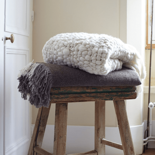 Clouds Chunky Knit Throw Blanket, photo 17 of 22