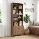 Giantex Bookshelf with Doors and 2 Anti-Tipping Kits for Home Office by LJGDeals