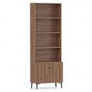 Giantex Bookshelf with Doors and 2 Anti-Tipping Kits for Home Office by LJGDeals