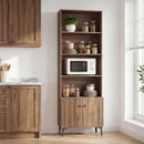 Giantex Bookshelf with Doors and 2 Anti-Tipping Kits for Home Office by DirectDeals