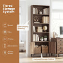 Giantex Bookshelf with Doors and 2 Anti-Tipping Kits for Home Office by LJGDeals