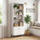 Giantex Bookshelf with Doors and 2 Anti-Tipping Kits for Home Office by LJGDeals