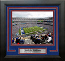 New York Giants MetLife Stadium Aerial View 8" x 10" Framed Football Photo by Dynasty Sports & Framing