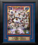 New York Giants Super Bowl XLII Champions 8" x 10" Framed Football Collage Photo by Dynasty Sports & Framing