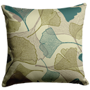 "Ginkgo Leaves" Throw Pillow