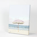 Girl's Nursery Wall Decor. Pink Umbrella, Blue Ocean by Wall Art Set