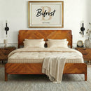Bifrost Solid Wood Bed Frame With Headboard