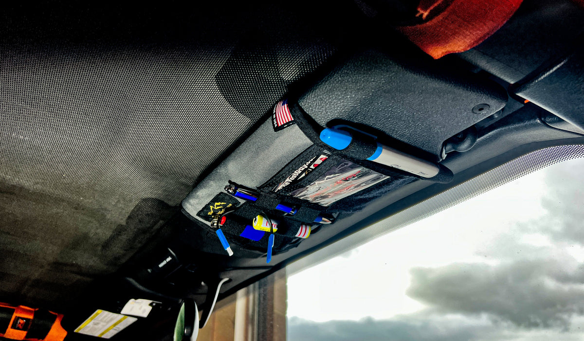Jeep Gladiator MOLLE Visor Organizer - Tacoma Visor, photo 6 of 17