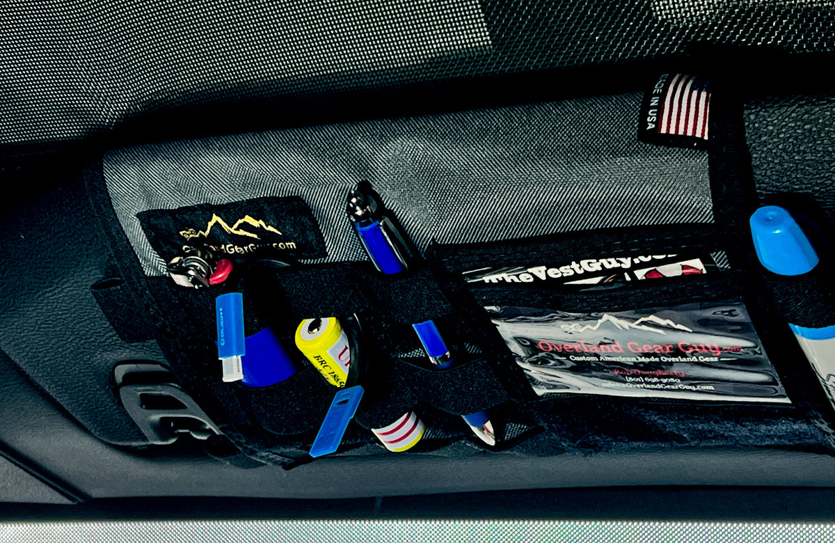 Jeep Gladiator MOLLE Visor Organizer - Tacoma Visor, photo 4 of 17