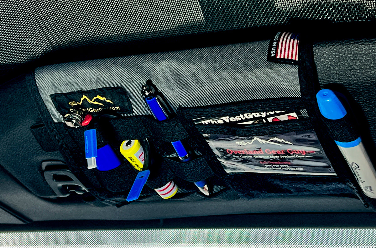 Jeep Gladiator MOLLE Visor Organizer - Tacoma Visor, photo 10 of 17