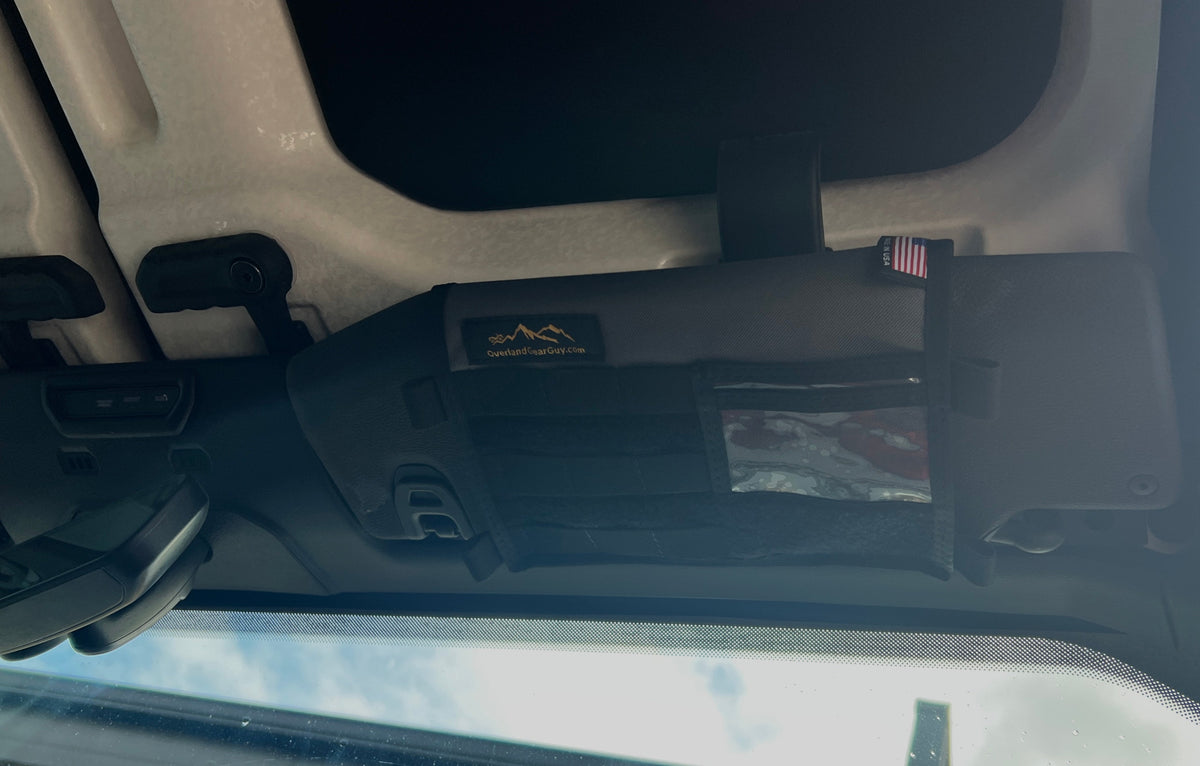 Jeep Gladiator MOLLE Visor Organizer - Tacoma Visor, photo 15 of 17