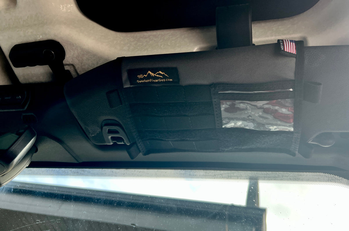 Jeep Gladiator MOLLE Visor Organizer - Tacoma Visor, photo 7 of 17
