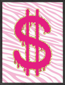 Zebra money sign