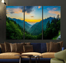 Glamorous Landscape Canvas Wall Art, Forest Canvas Print