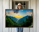 Glamorous Landscape Canvas Wall Art, Forest Canvas Print