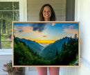 Glamorous Landscape Canvas Wall Art, Forest Canvas Print