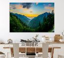 Glamorous Landscape Canvas Wall Art, Forest Canvas Print