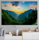 Glamorous Landscape Canvas Wall Art, Forest Canvas Print