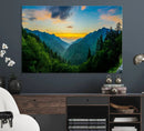 Glamorous Landscape Canvas Wall Art, Forest Canvas Print