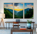 Glamorous Landscape Canvas Wall Art, Forest Canvas Print