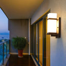 Glass Mcdade Square Outdoor Wall Light