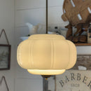 Handcrafted Bulbous Milk Glass Pendant by Decor Steals