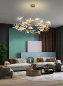 Glass Swallow Chandelier