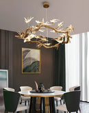 Glass Swallow Chandelier