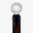 Golf Ball Wine & Champagne Bottle Stopper - Mouth-Blown Lead