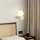 Globe Byers Travertine Wall Lamp