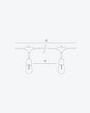 Glow Solar Hanging String Lights