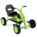 Go Kart for Kids 4 Wheel with Steering Handlebars and Adjustable Seat