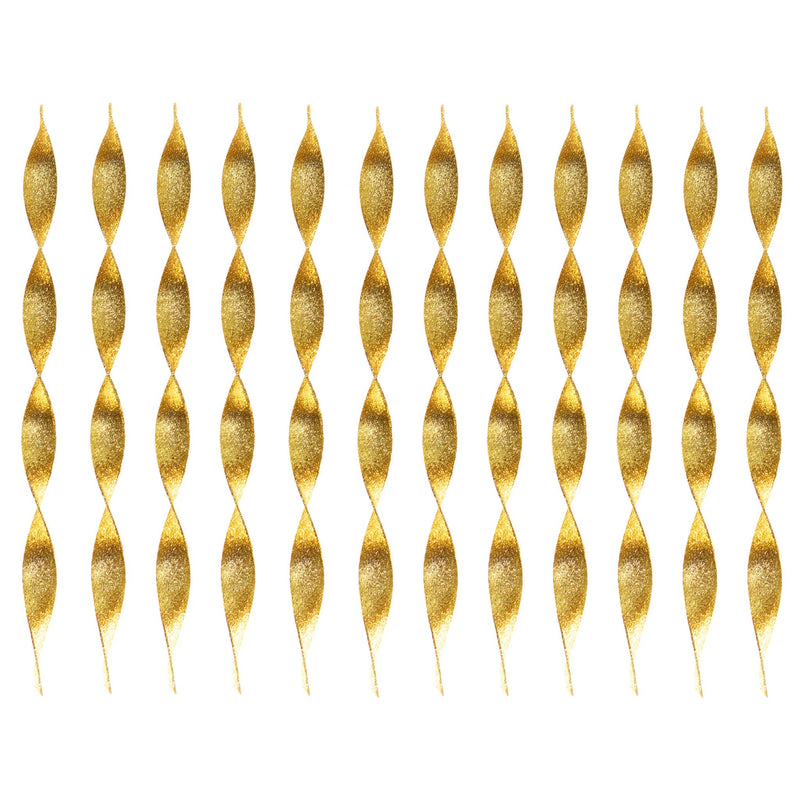 Gold Glitter Icicle Finial