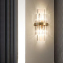 Rectangular Crystal Strip Elegant Wall Lamp