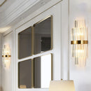 Rectangular Crystal Strip Elegant Wall Lamp