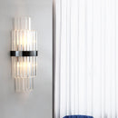 Rectangular Crystal Strip Elegant Wall Lamp