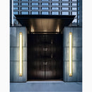 Black/Gold Outdoor Waterproof LED Long Wall Lamp for Garden, Villa, Porch