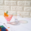 Iridescent Lustered Stemless Martini Glasses Set Of 2 Hammered Cocktail Martini Glasses Luxury Gift by The Wine Savant