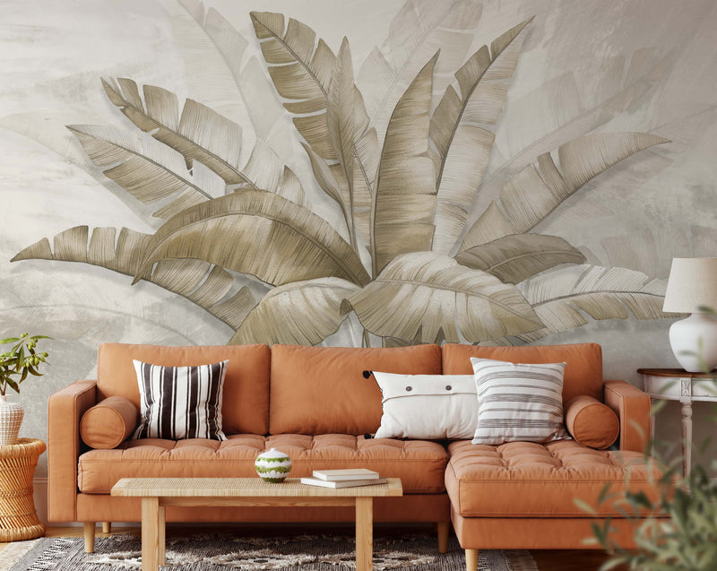 Mural Tropical Wallpaper - Palm Tree Background Mural