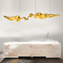Gold Ribbon Chandelier