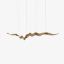 Gold Ribbon Chandelier