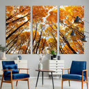 Golden Autumn Forest Wall Art Canvas Print – Framed Vibrant by MyGreatCanvas | Canvas Wall Art Prints | Photo Prints & Wall Decor