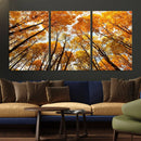 Golden Autumn Forest Wall Art Canvas Print – Framed Vibrant by MyGreatCanvas | Canvas Wall Art Prints | Photo Prints & Wall Decor