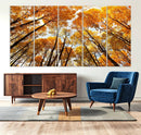 Golden Autumn Forest Wall Art Canvas Print – Framed Vibrant by MyGreatCanvas | Canvas Wall Art Prints | Photo Prints & Wall Decor