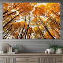 Golden Autumn Forest Wall Art Canvas Print – Framed Vibrant by MyGreatCanvas | Canvas Wall Art Prints | Photo Prints & Wall Decor